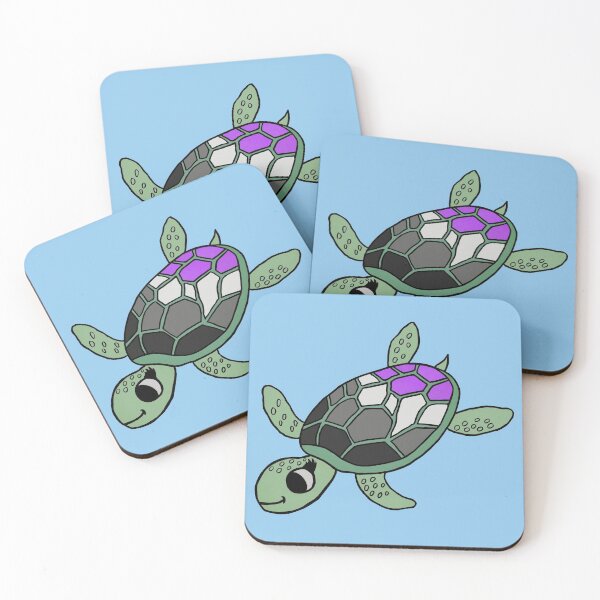 Item preview, Asexual Pride Turtle designed and sold by Kai Alexander.