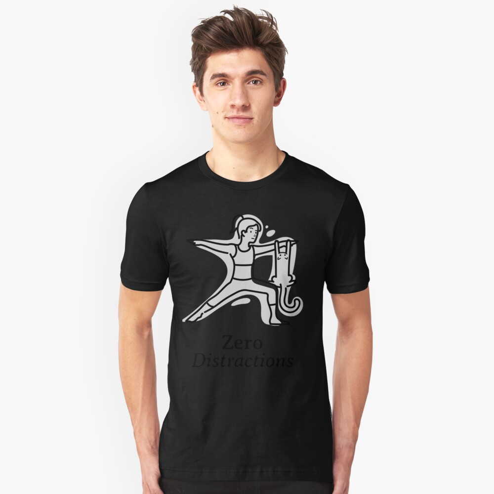 Zero Distraction Yoga Tee Slim Fit T-Shirt