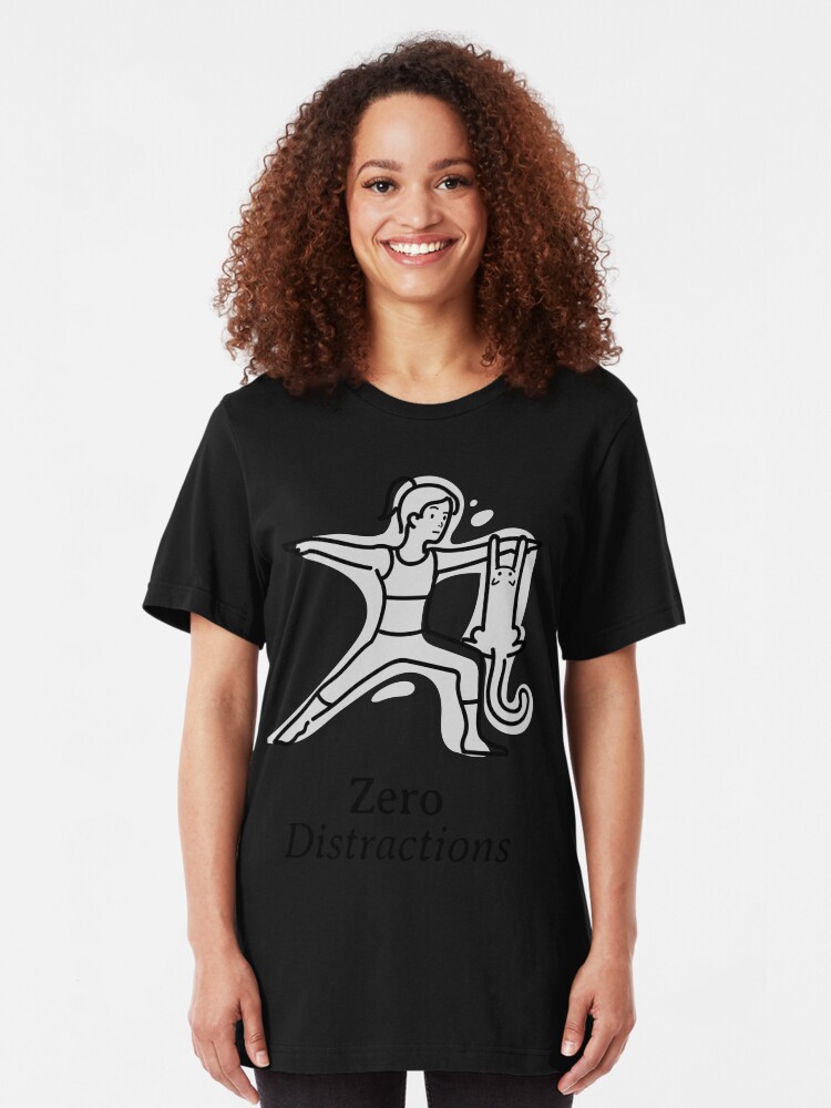 Alternate view of Zero Distraction Yoga Tee Slim Fit T-Shirt