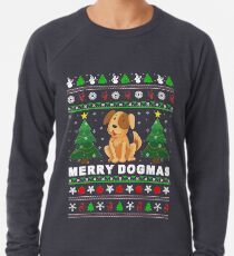 Merry Dogmas for Dog Lovers Lightweight Sweatshirt