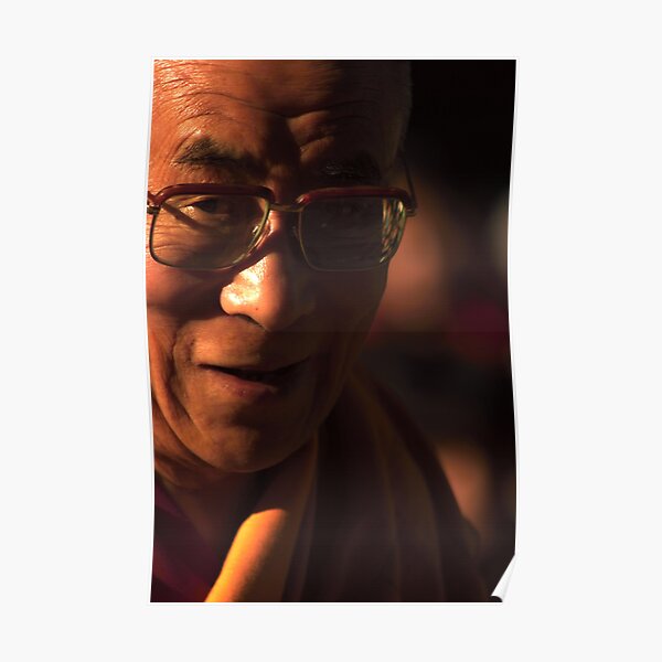 His Holiness. mcleod ganj, dharamsala, india Poster