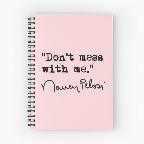 Item preview, Don't Mess with Nancy Pelosi - black text (pink) designed and sold by Thelittlelord.