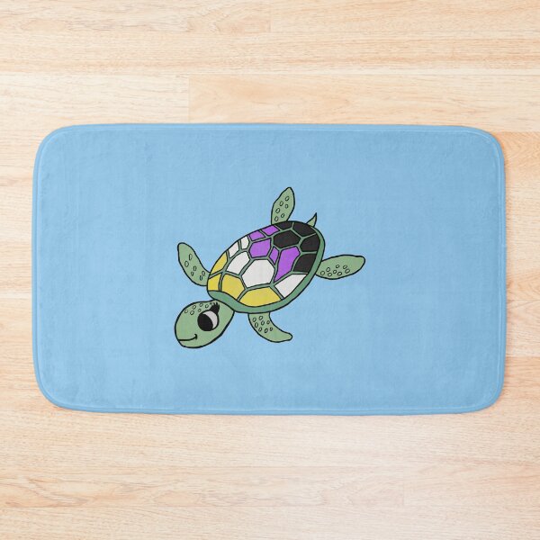 Item preview, Non Binary Pride Turtle designed and sold by Kai Alexander.