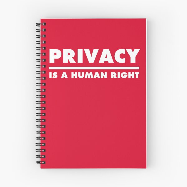 Item preview, Privacy Is A Human Right - Red designed and sold by MOREDANKMEMES.