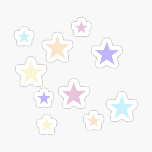 Star Sticker — Blue Stars