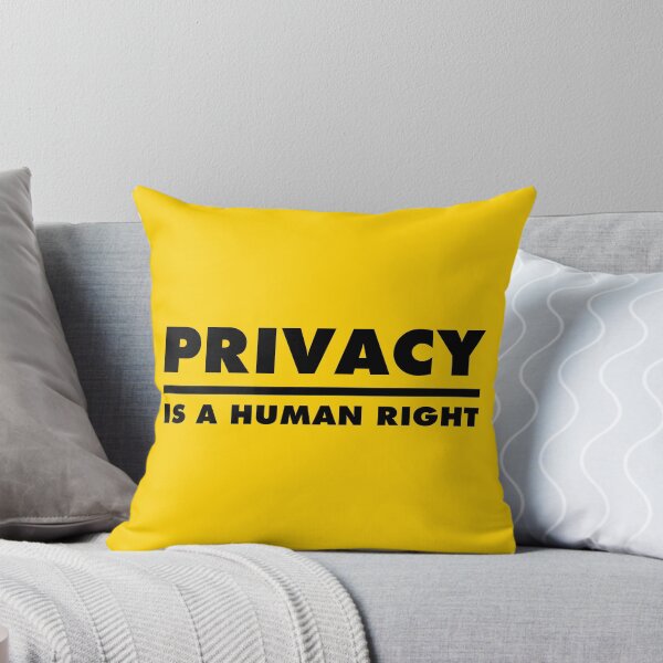 Item preview, Privacy Is A Human Right - Yellow designed and sold by MOREDANKMEMES.