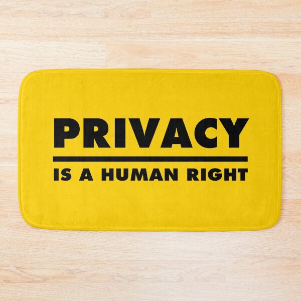 Item preview, Privacy Is A Human Right - Yellow designed and sold by MOREDANKMEMES.