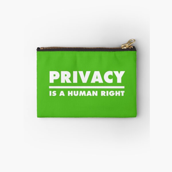 Artikelvorschau, Privacy Is A Human Right - Green entworfen und verkauft von MOREDANKMEMES.