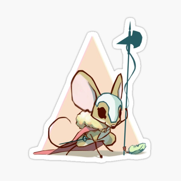 Warrior Mouse Sticker