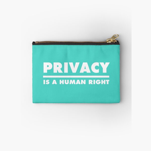 Item preview, Privacy Is A Human Right - Teal designed and sold by MOREDANKMEMES.