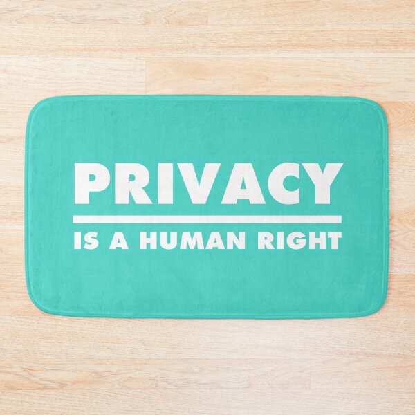 Item preview, Privacy Is A Human Right - Teal designed and sold by MOREDANKMEMES.
