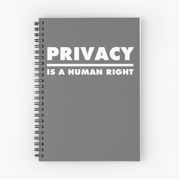 Item preview, Privacy Is A Human Right - Grey / Gray designed and sold by MOREDANKMEMES.
