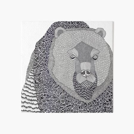 Where Bear Art Board Print