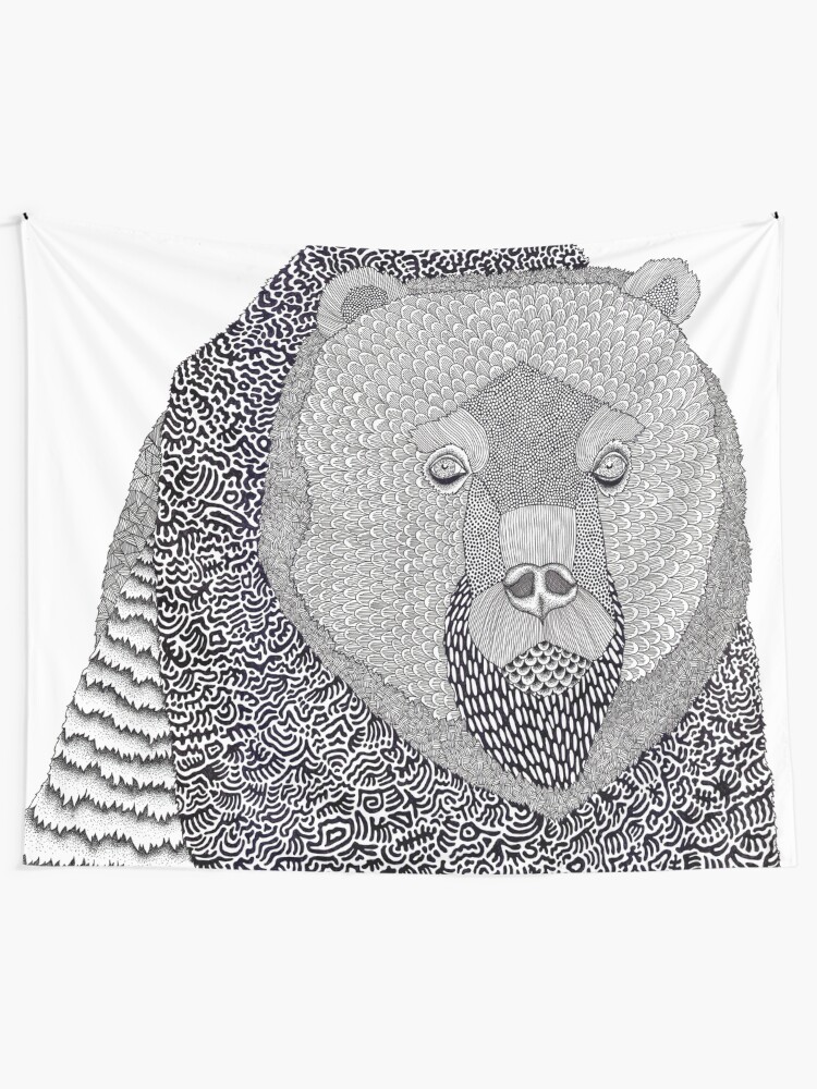 Alternate view of Where Bear Tapestry