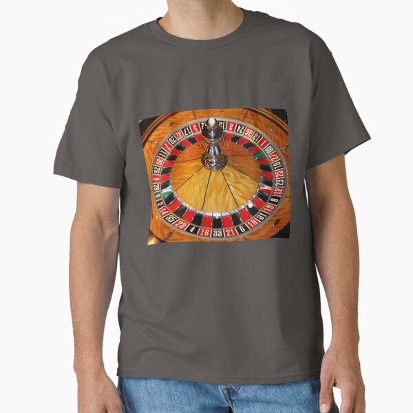The Roulette Wheel casino games fun image Classic T-Shirt