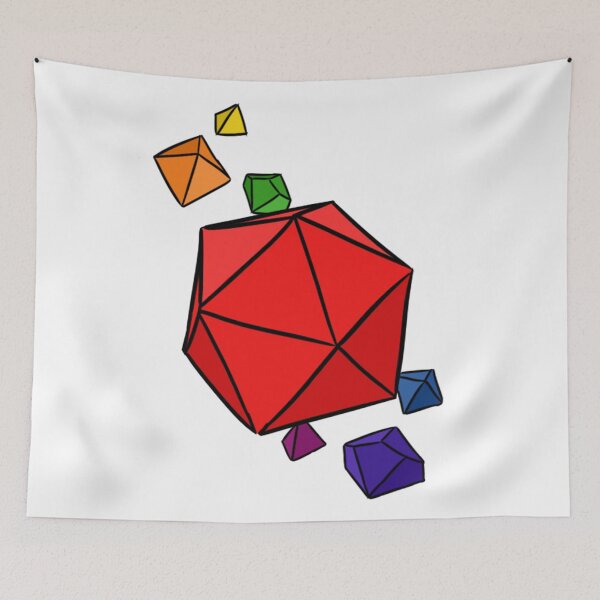 Item preview, Gay Pride Colors Dice Set designed and sold by Blizardstar.