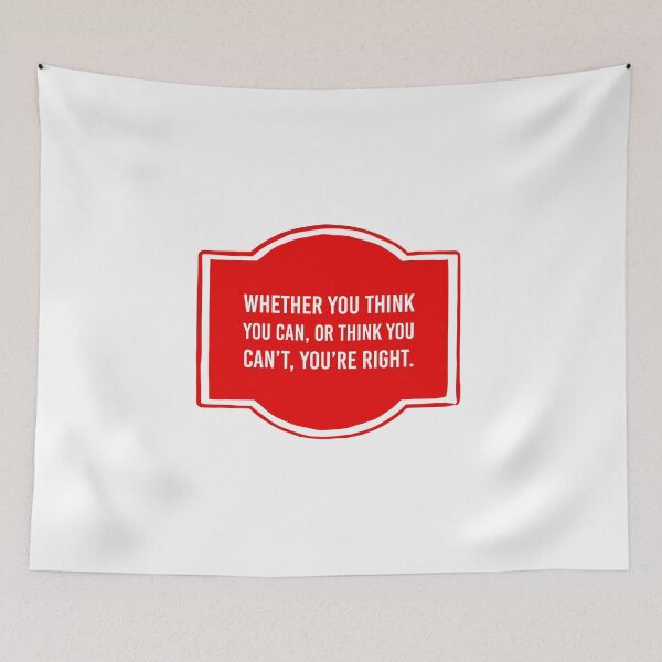 Item preview, Success Quotes - Whether you think you can, or think you can’t, you’re right  designed and sold by Inspirationmotivation.
