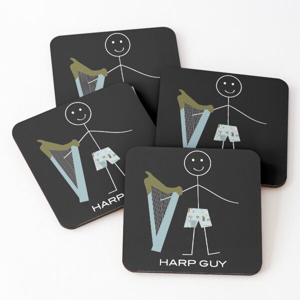Item preview, Funny Mens Harp Guy designed and sold by whyitsme.