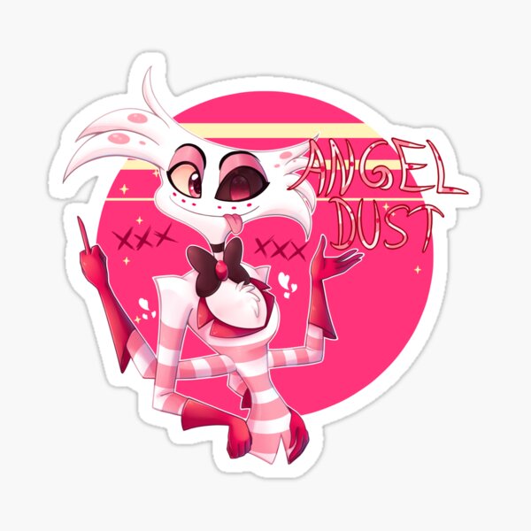 Hazbin Hotel Angel Dust Sticker