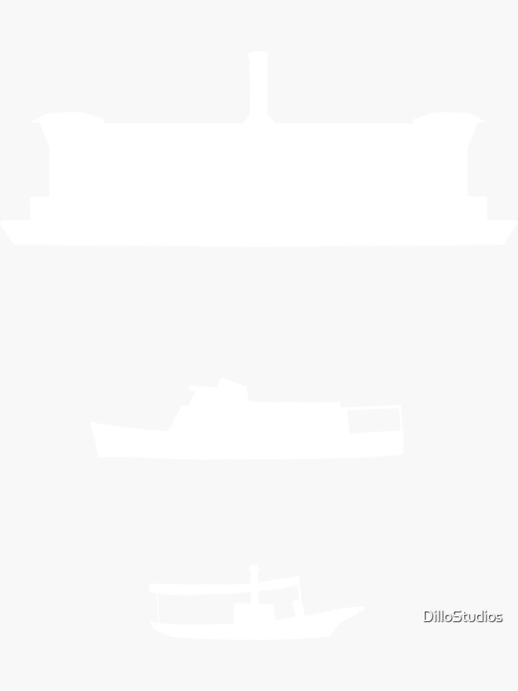 "Watercraft Decals" Sticker by DilloStudios Redbubble