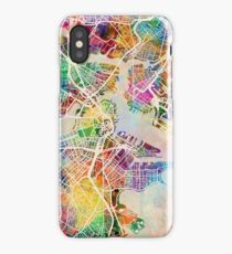 Boston Massachusetts Street Map iPhone Case
