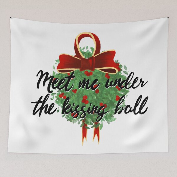Item preview, Meet me under the kissing ball designed and sold by StudioCreatives Art.