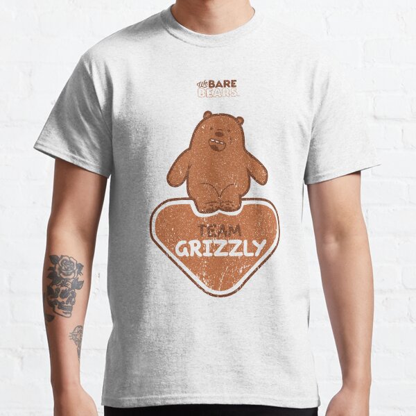 WE BARE BEARS™: TEAM GRIZZLY (GRUNGE STYLE) Camiseta clásica