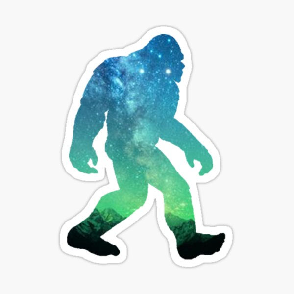 Bigfoot - Northern Lights Sticker