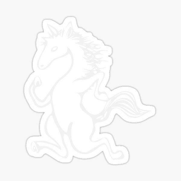 Stickers Sur Le Theme Cheval Joyeux Anniversaire Redbubble