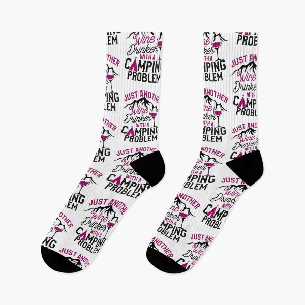 Item preview, Savvy Turtle. Camping Design for Women Funny Wine Drinker Problem designed and sold by SavvyTurtle.
