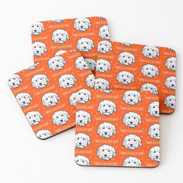 Item preview, Have a Goldendoodle day in orange - Goldendoodle gifts - Golden dood dog - Goldendoodle leggings, Goldendoodle socks designed and sold by smooshfaceutd.