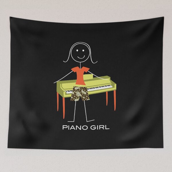 Item preview, Funny Womens Piano Girl designed and sold by whyitsme.