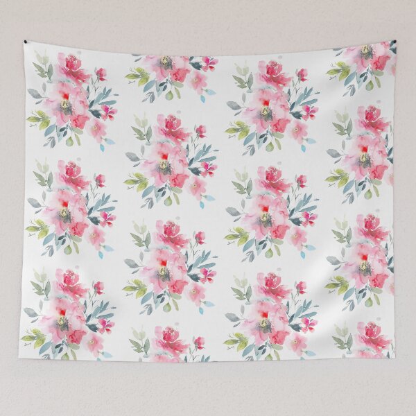 Item preview, Watercolor Red Ombre Garden Roses designed and sold by PixDezines.