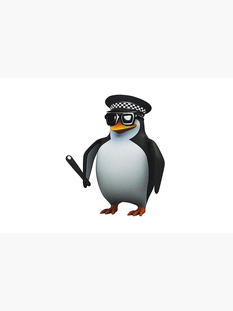 Disover Penguin Cop Bath Mat