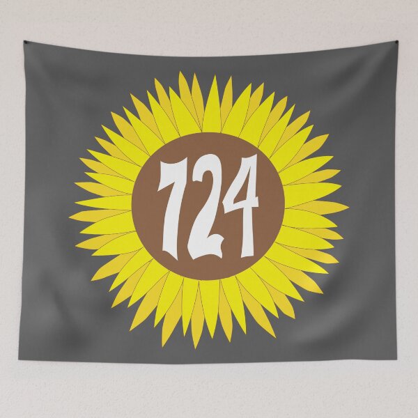 Item preview, Hand Drawn Pennsylvania Sunflower 724 Area Code designed and sold by itsrturn.