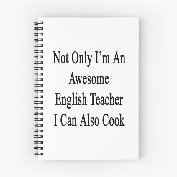 Item preview, Not Only I'm An Awesome English Teacher I Can Also Cook designed and sold by supernova23.