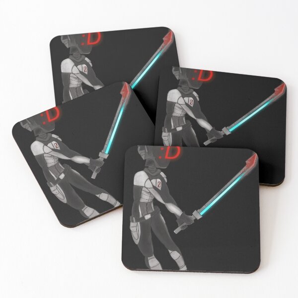 Zer0 Chibi Borderlands 2 Coasters (Set of 4)