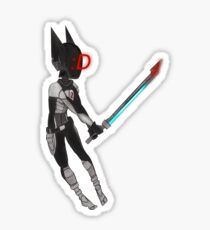 Zer0 Chibi Borderlands 2 Sticker