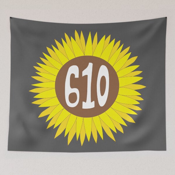 Item preview, Hand Drawn Pennsylvania Sunflower 610 Area Code designed and sold by itsrturn.