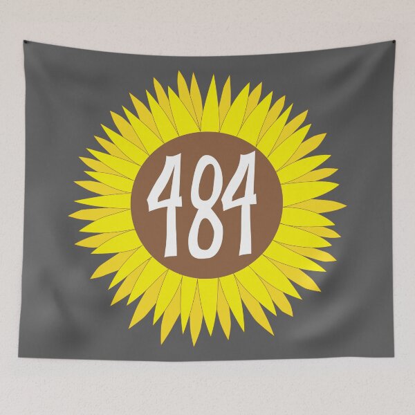 Item preview, Hand Drawn Pennsylvania Sunflower 484 Area Code designed and sold by itsrturn.