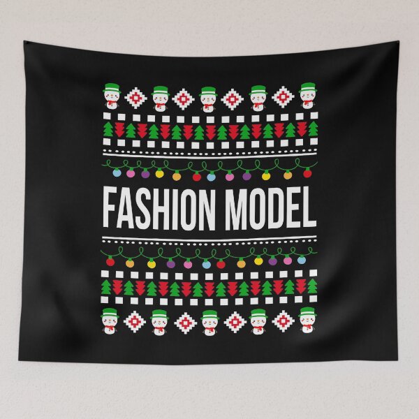 Item preview, Fashion Model Christmas funny gift ugly happy holidays christmas gift idea for Fashion Model xmas present Merry christmas designed and sold by LoveEveryWear.