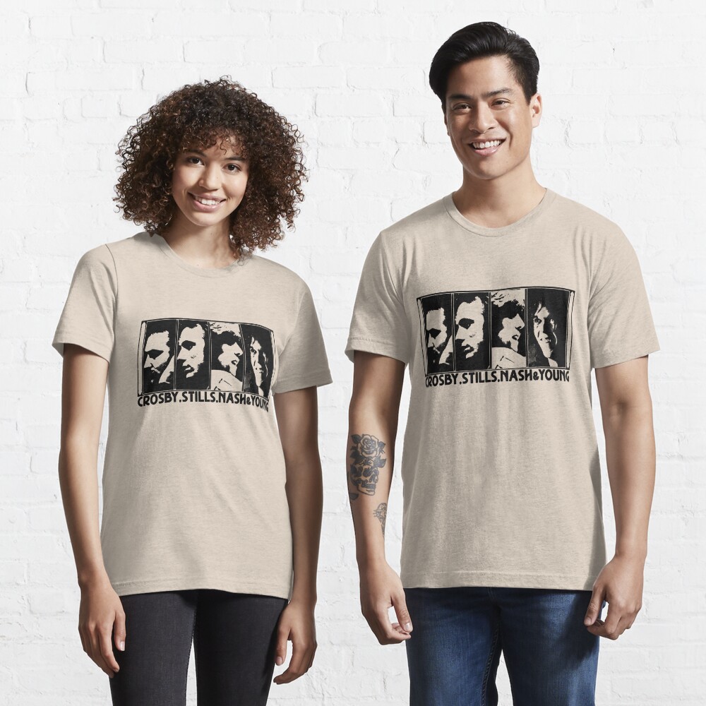 CSNY - The Black Stencil Essential T-Shirt