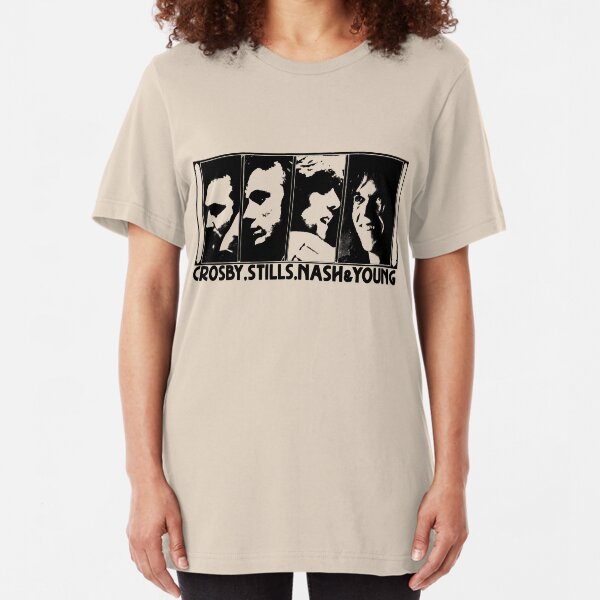 CSNY - The Black Stencil Slim Fit T-Shirt