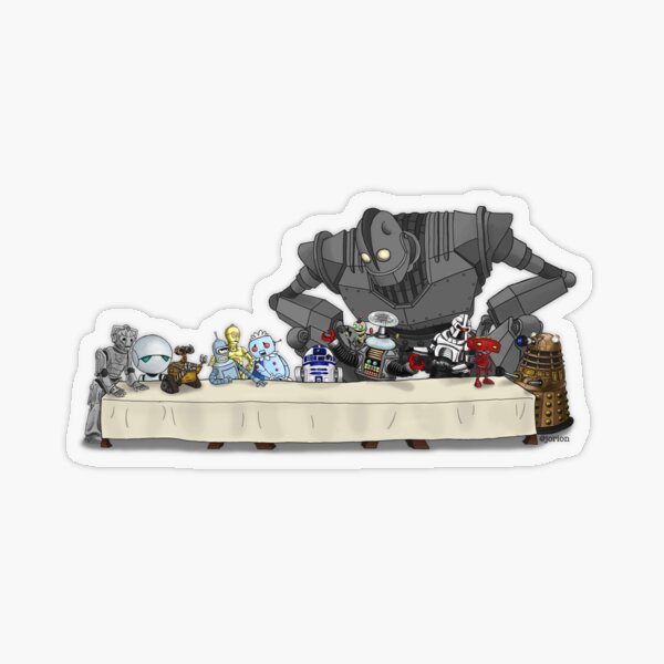 Robots Don't Need to Eat Transparent Sticker