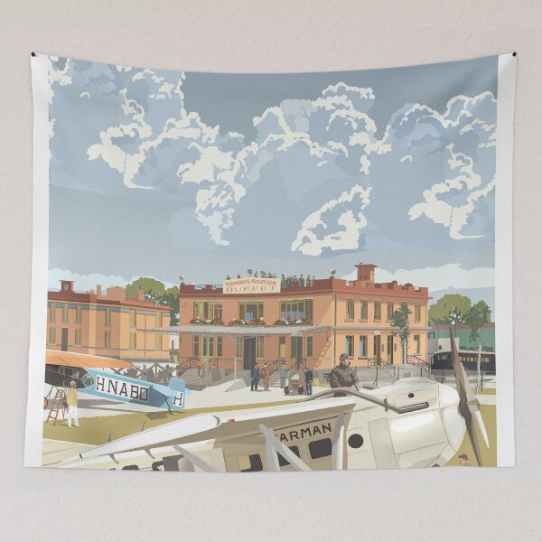 Item preview, Le Bourget airport terminal, Paris 1927 designed and sold by contourcreative.