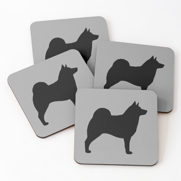 Item preview, Norwegian Elkhound Silhouette(s) designed and sold by Jenn Inashvili.