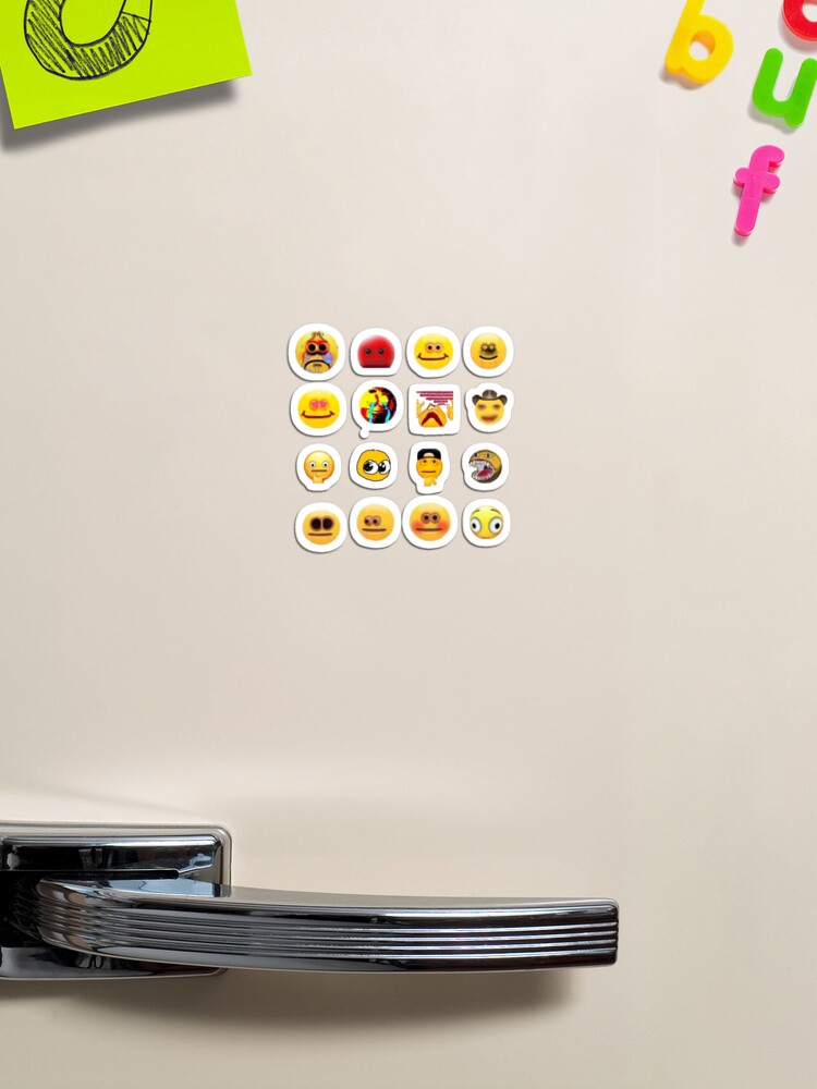 Cursed Emoji Sticker for Sale by wapshop