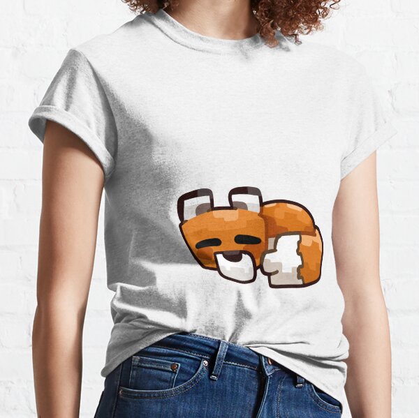 Minecraft Fox T Shirts Redbubble - fox t shirt roblox