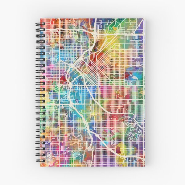 Item preview, Mapa de Denver Colorado Street designed and sold by ArtPrints.