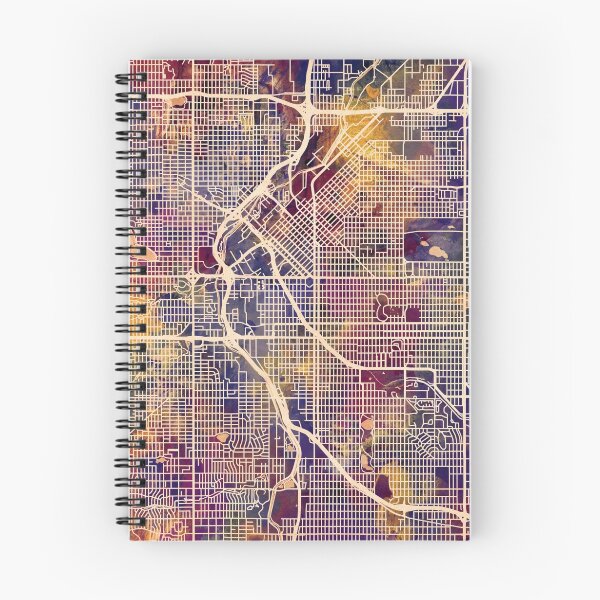 Item preview, Denver Colorado Street Map designed and sold by ArtPrints.